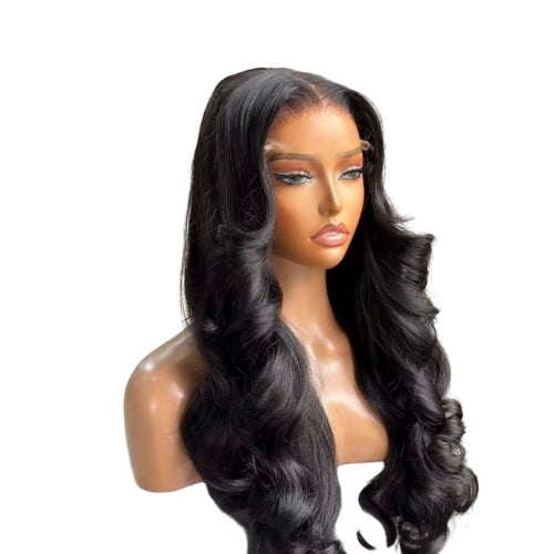Natural Black Human Hair HD 13x4 Wig