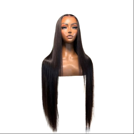 Natural Black Human Hair HD 13x4 Wig