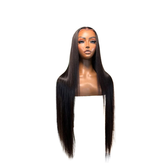 Natural Black Human Hair HD 13x6 Wig
