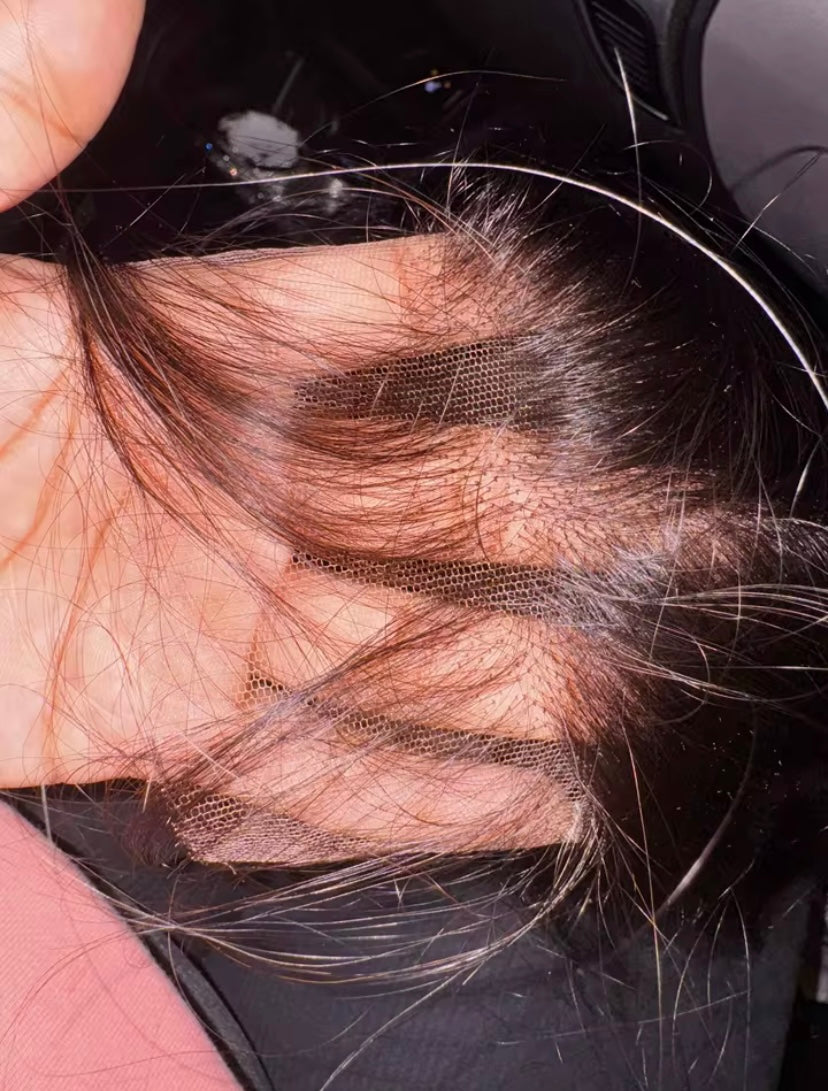 Natural Black Human Hair HD 13x6 Wig